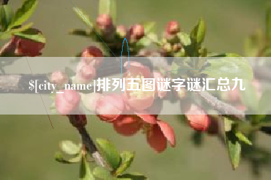 琼中排列五图谜字谜汇总九