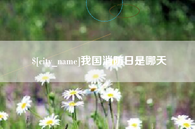 琼中我国消防日是哪天
