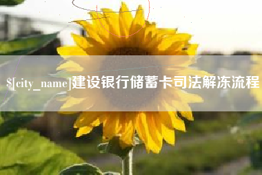 琼中建设银行储蓄卡司法解冻流程