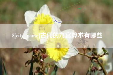 琼中古代的九宫算术有哪些