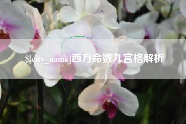 琼中西方命数九宫格解析