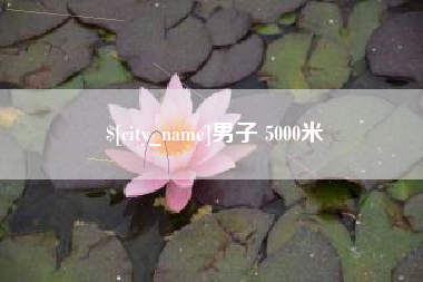 琼中男子 5000米