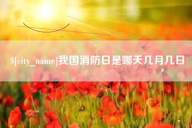 琼中我国消防日是哪天几月几日