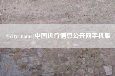 琼中中国执行信息公开网手机版