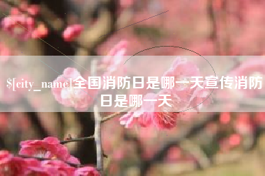 琼中全国消防日是哪一天宣传消防日是哪一天