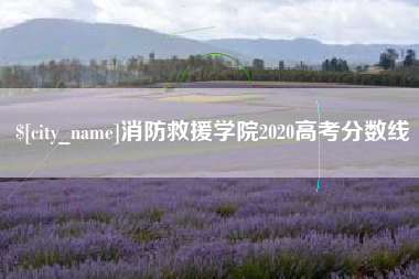 琼中消防救援学院2020高考分数线