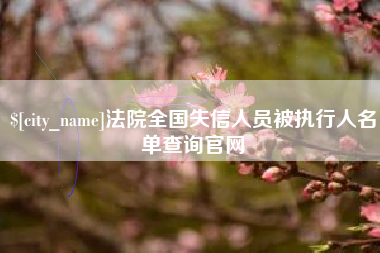 琼中法院全国失信人员被执行人名单查询官网
