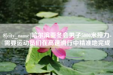 琼中哈尔滨亚冬会男子5000米接力-需要运动员们在高速滑行中精准地完成