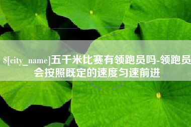 琼中五千米比赛有领跑员吗-领跑员会按照既定的速度匀速前进