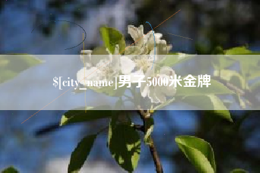 琼中男子5000米金牌
