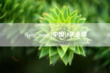 琼中中国19块金牌
