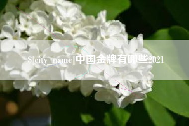 琼中中国金牌有哪些2021