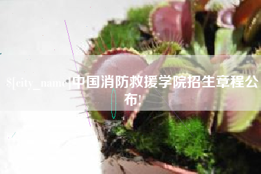 琼中中国消防救援学院招生章程公布!
